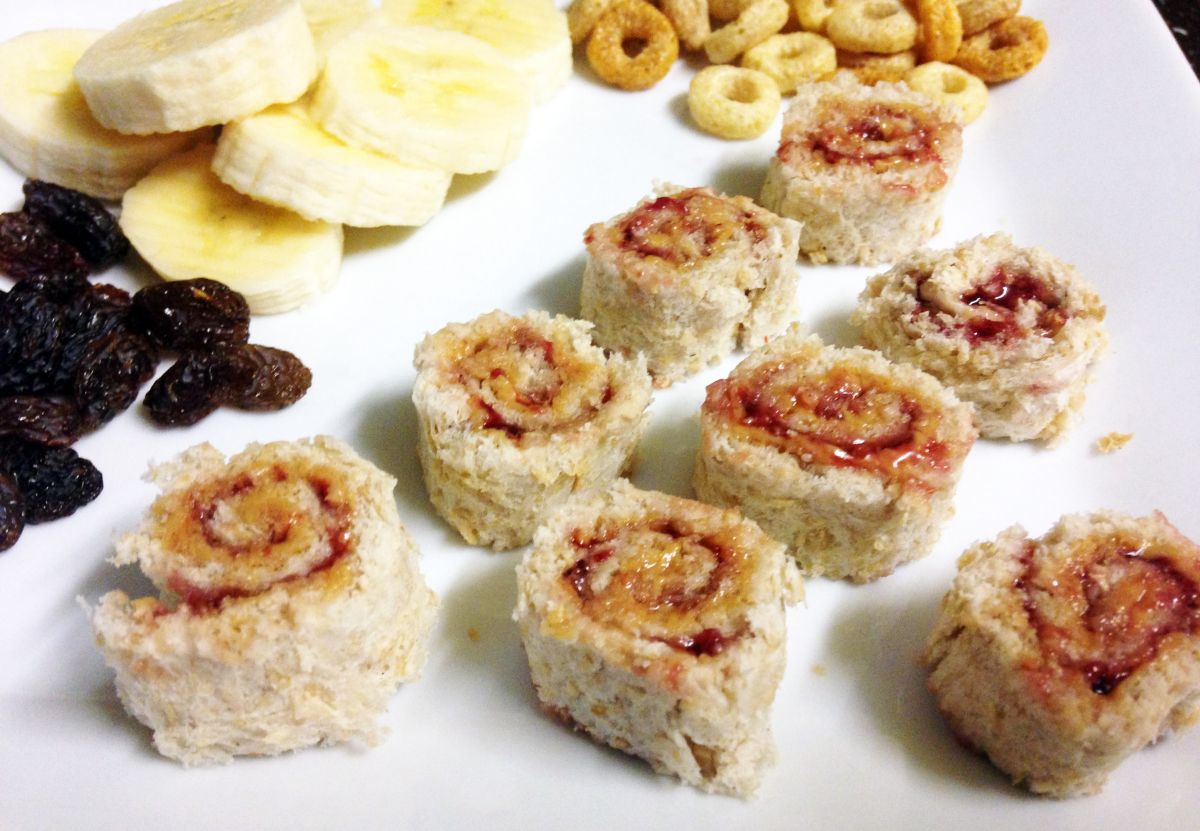Peanut Butter and Jam Rollups Simple Toddler Recipes