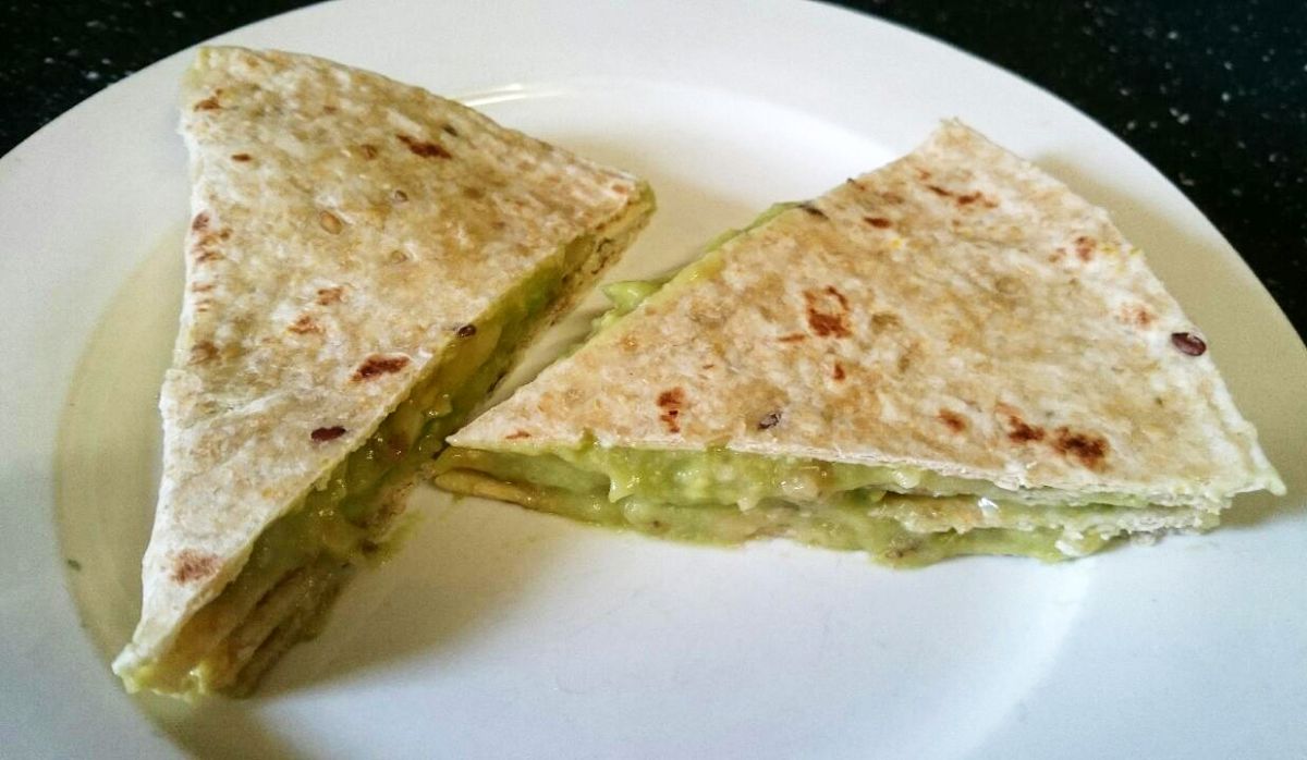 Banana Avocado Tortilla Triangles Simple Toddler Recipes