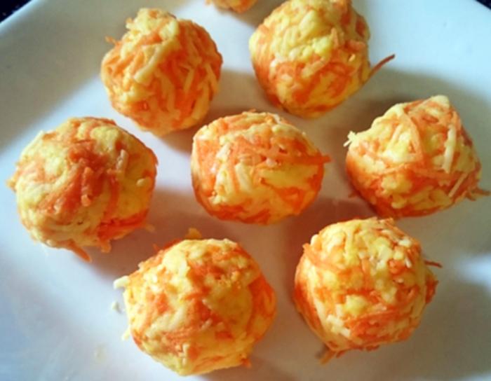 Cheese and Carrot Balls