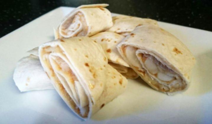 Peanut Butter Banana Rollups