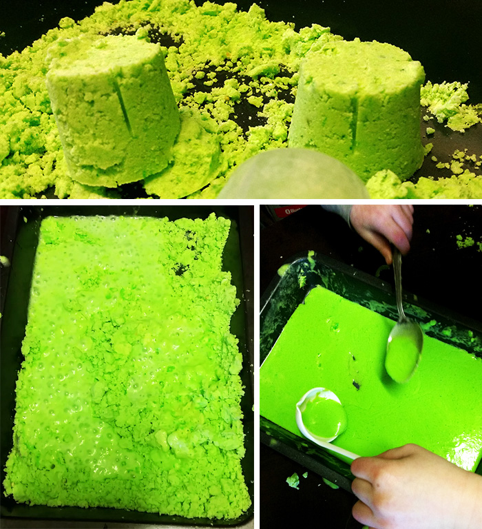 3 in 1 sand, fizz and slime