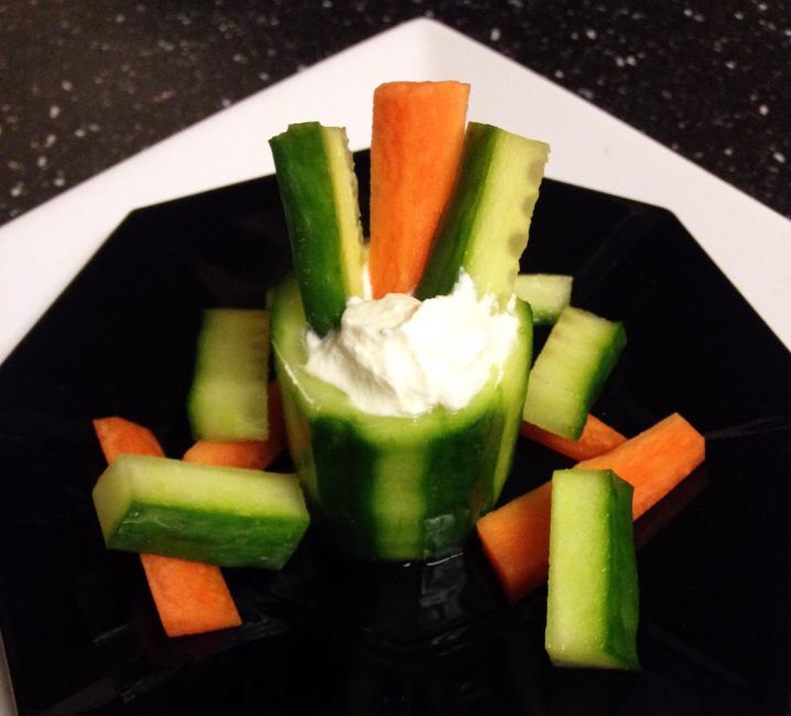 Cucumber Dipping Cups