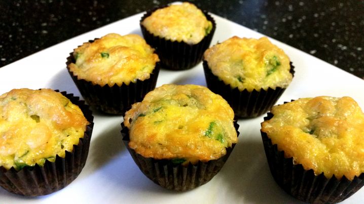 Spinach and Cheese Mini Muffins