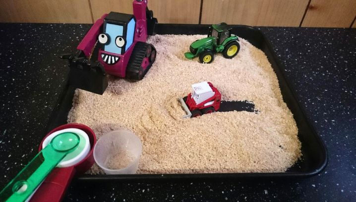 Wheat Bran Mini Sand Pit